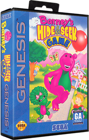Barney's Hide & Seek Game - Box - 3D Image