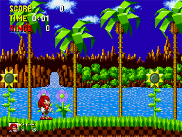 Knuckles the Echidna in Sonic the Hedgehog - Screenshot - Gameplay Image