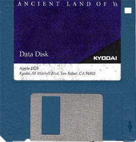 Ancient Land of Ys - Disc Image