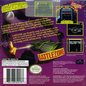 Arcade Classics: Super Breakout / Battlezone - Box - Back Image