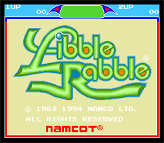 Libble Rabble - Screenshot - Game Title Image