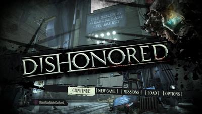 Dishonored - Screenshot - Game Select Image