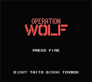 Operation Wolf (Remake) - Screenshot - Game Title Image