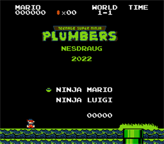 Teenage Super Ninja Plumbers - Screenshot - Game Title Image