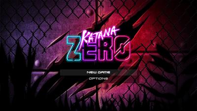 Katana ZERO - Screenshot - Game Title Image