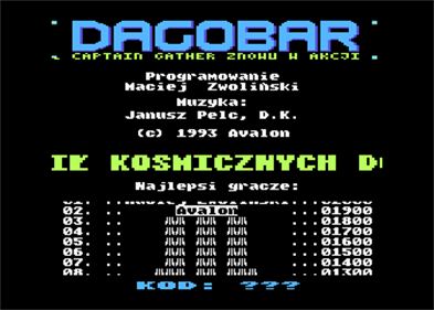 Dagobar - Screenshot - Game Title Image