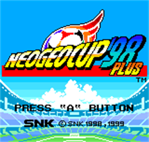 Neo Geo Cup '98 Plus Color - Screenshot - Game Title Image
