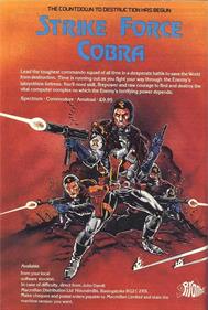 Strike Force: Cobra - Advertisement Flyer - Front Image