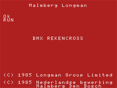 BMX Rekencross - Screenshot - Game Title Image