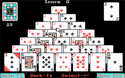 Pyramid Solitaire - Screenshot - Gameplay Image