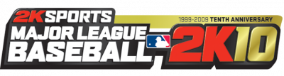 Major League Baseball 2K10 - Clear Logo Image