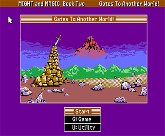 Might and Magic: Book Two: Gates to Another World - Screenshot - Game Title Image