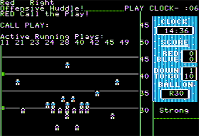 Joe Theismann's Pro Football - Screenshot - Gameplay Image