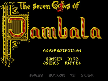 The Seven Gates of Jambala - Screenshot - Game Title Image