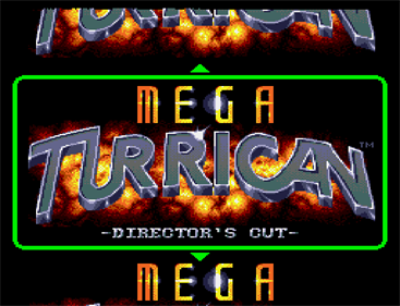 Mega Turrican: Director's Cut - Screenshot - Game Select Image