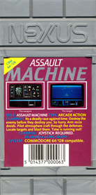 Assault Machine - Box - Back Image