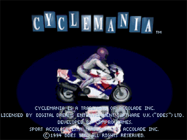 Cyclemania - Screenshot - Game Title Image