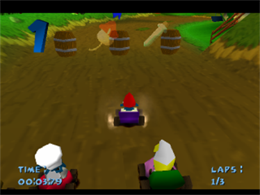 Smurf Racer! - Screenshot - Gameplay Image