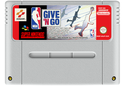 NBA Give 'n Go - Fanart - Cart - Front