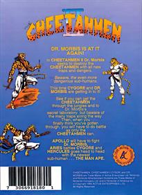 Cheetahmen II - Box - Back Image