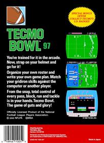 Tecmo Bowl 97 - Box - Back Image