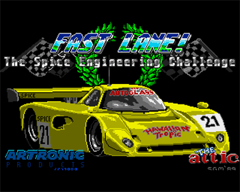 Fast Lane! The Spice Engineering Challenge - Screenshot - Game Title Image