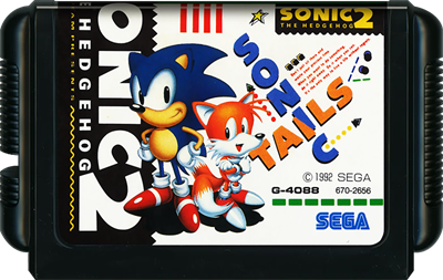 Sonic the Hedgehog 2 - Cart - Front Image