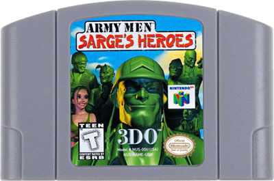 Army Men: Sarge's Heroes - Cart - Front Image