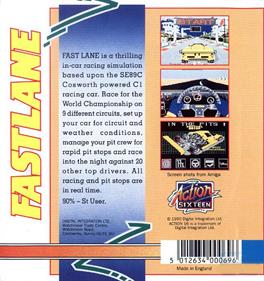 Fast Lane! The Spice Engineering Challenge - Box - Back Image
