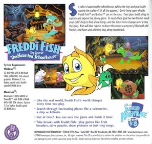 Freddi Fish 2: The Case of the Haunted Schoolhouse - Box - Back Image