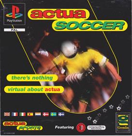 VR Soccer '96 - Box - Front Image