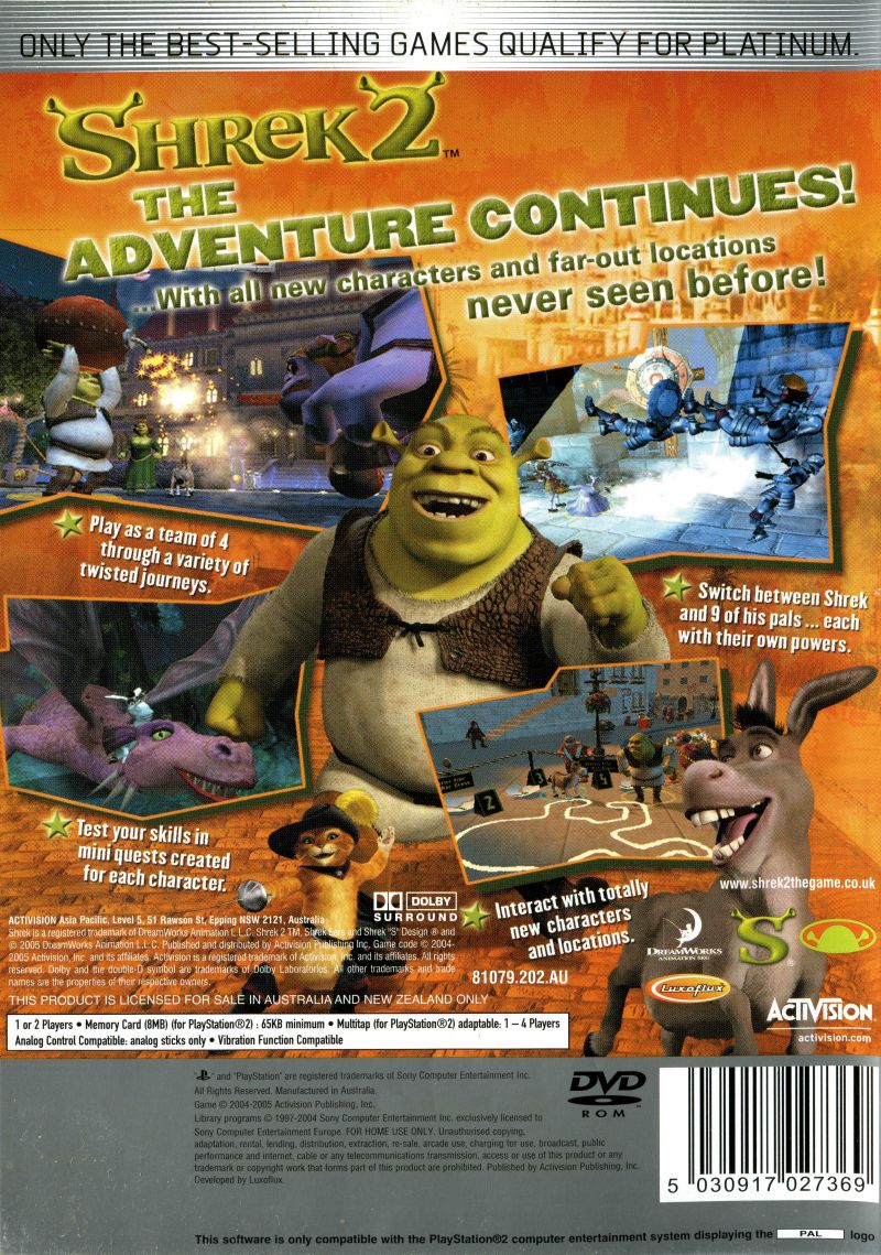 Shrek 2 Images LaunchBox Games Database