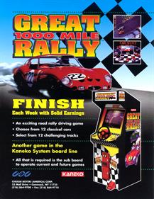 Great 1000 Miles Rally - Advertisement Flyer - Front Image