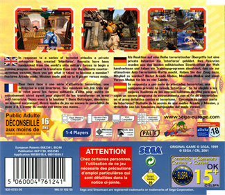 Outtrigger - Box - Back Image