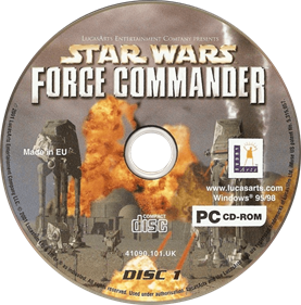 Star Wars: Force Commander - Disc Image