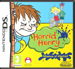 Horrid Henry: Missions of Mischief - Box - Front - Reconstructed Image