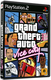 Grand Theft Auto: Vice City - Box - 3D Image