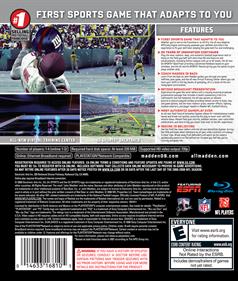 Madden NFL 09 - Box - Back Image
