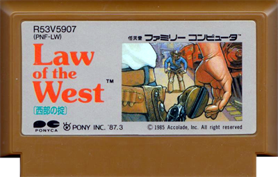 Law of the West - Cart - Front Image