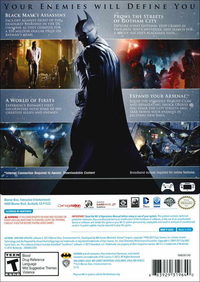 Batman: Arkham Origins Blackgate - Deluxe Edition Review (Wii U