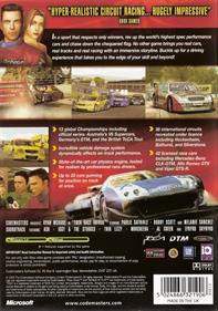 Pro Race Driver - Box - Back Image