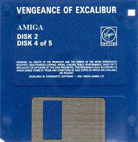 Vengeance of Excalibur - Disc Image