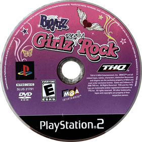 Bratz: Girlz Really Rock - Disc Image