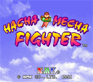 Hacha Mecha Fighter - Screenshot - Game Title Image