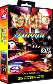 Psycho Pinball - Box - 3D Image