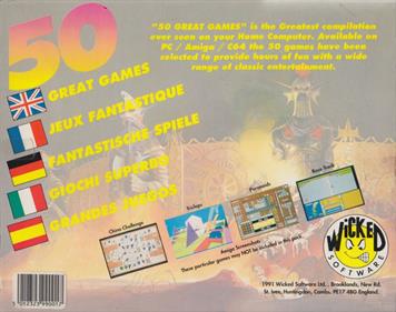 50 Great Games - Box - Back Image