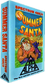 Summer Santa - Box - 3D Image