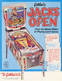 Jacks Open - Advertisement Flyer - Front Image