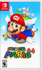 Super Mario 64 - Box - Front - Reconstructed