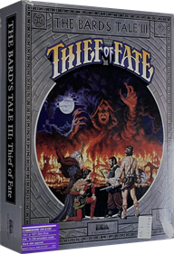 The Bard's Tale III: Thief of Fate - Box - 3D Image